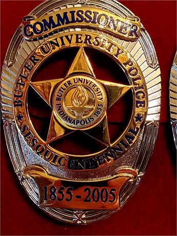 Butler University Indiana Sesquicentennial 6 Badge Rank Set