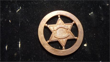 police sheriff   badge blank badge blank  made of brass