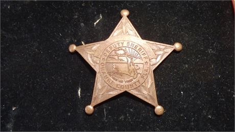 orange county Florida sheriff office  badge blank badge blank  made of brass