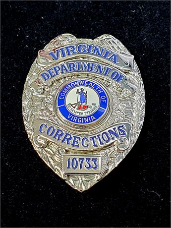 Collectors-Badges Auctions - Virginia Department of Corrections Officer ...