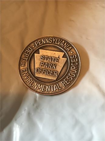 Pennsylvania State Park Officer badge REDUCED