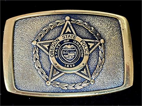 Oregon State Police Belt Buckle # 679