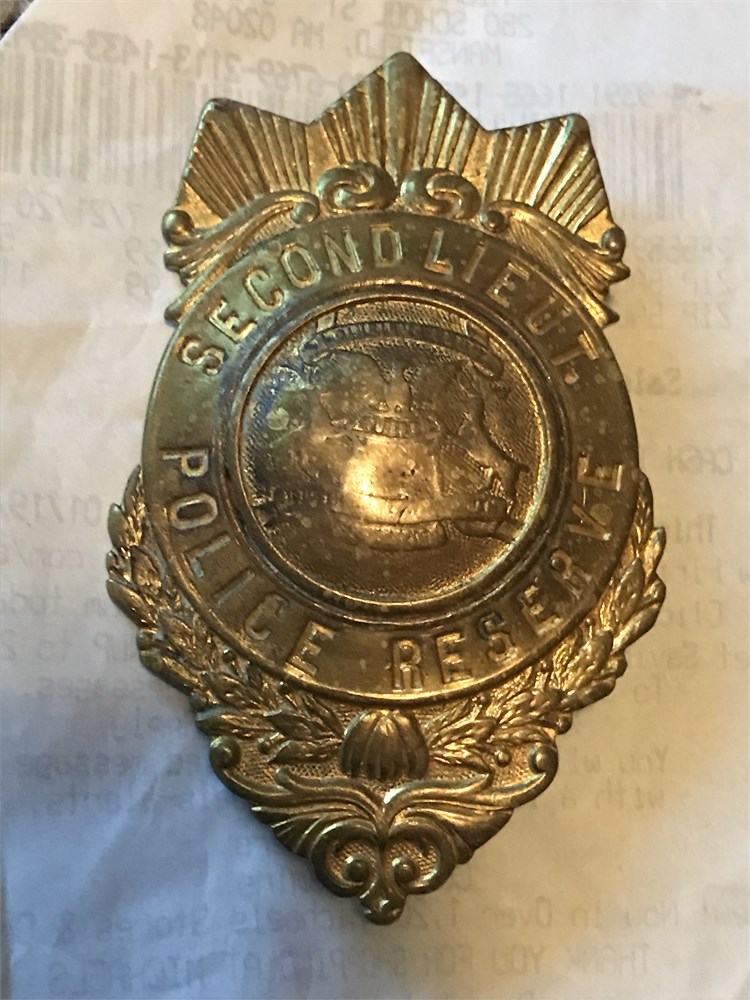Collectors-Badges Auctions - Vintage Michigan Second Lieutenant Reserve ...