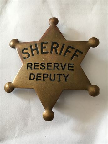 Vintage Style Reserve Deputy Sheriff