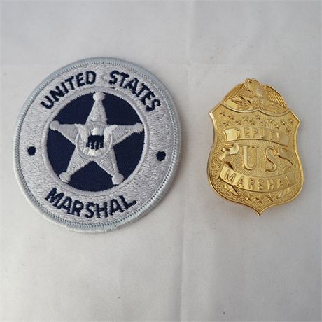 marshal deputy badge patch badges collectors