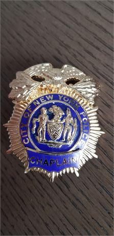 New York City Police Chaplain Shield