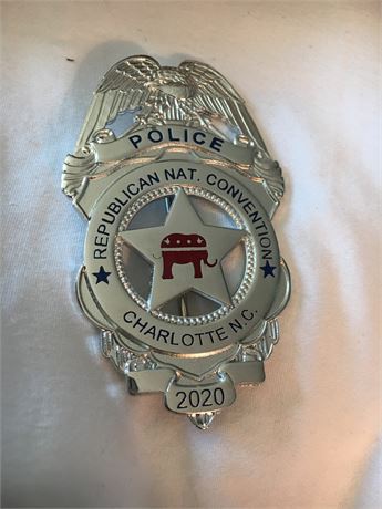 Republican National Convention 2020 Charlotte N.C. Commemorative Police