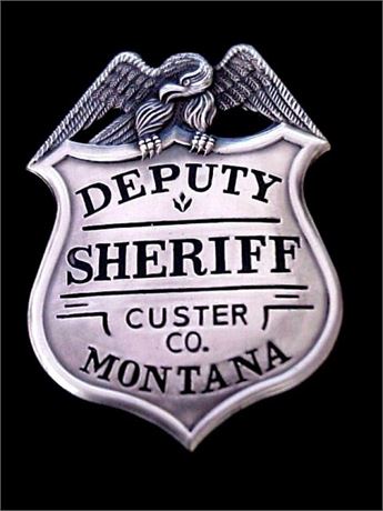 Vintage Custer County Montana Deputy Sheriff