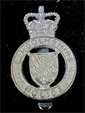 UK Lincolnshire Police Hat Badge