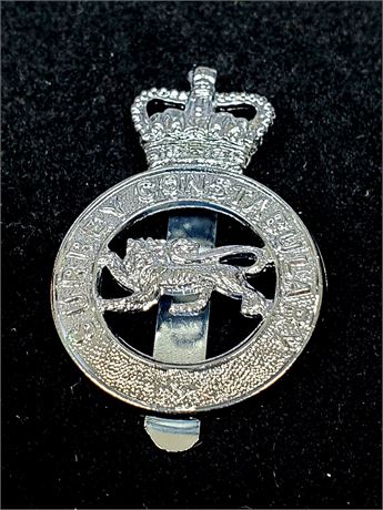UK Surrey Constabulary Hat Badge