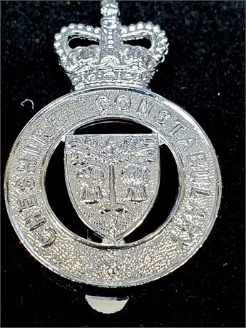 UK Cheshire Constabulary Hat Badge