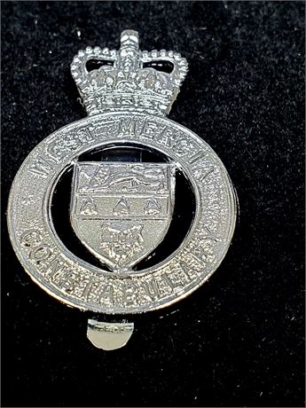 UK West Mercia Constabulary Hat Badge