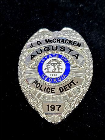 Augusta Georgia Police J.D. McCracken # 197