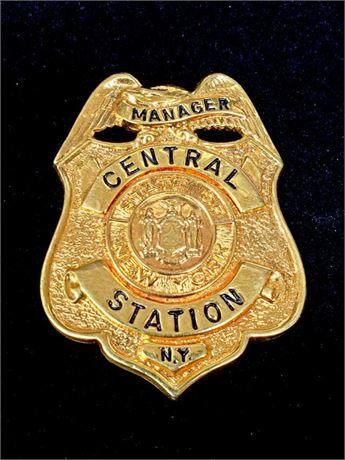 Vintage New York Central Station Manager
