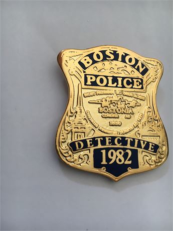 Boston Massachusetts Police 1/2 size Detective