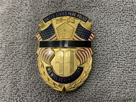 US Park Police 9-11 badge