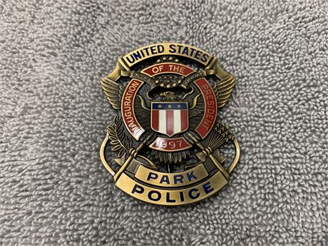 US Park Police 1997 Inaugural badge