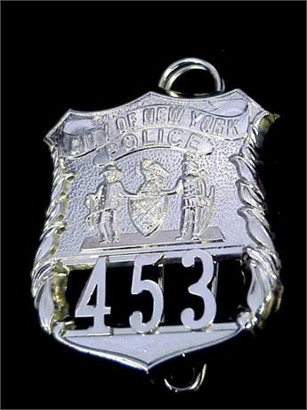 NYPD Officer Gunther Toody Breast Shield # 453 (Car 54 Where Are You)