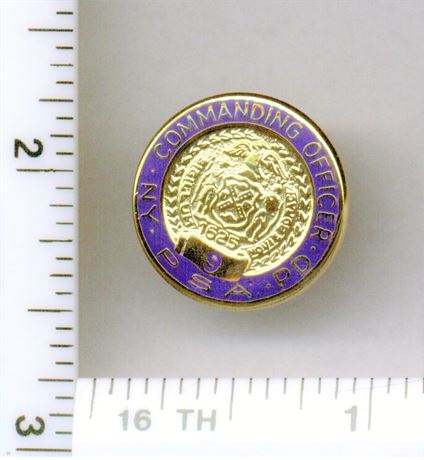 Public Service Area 9 Commanding Officer Pin (New York Housing Police - 1995)