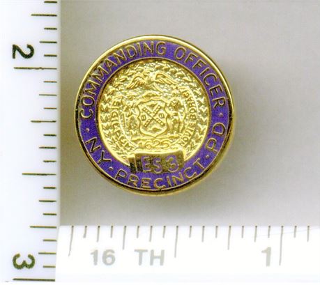 Emergency Service 3 Commanding Officer Pin (New York City Police - 1980's)