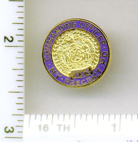 Emergency Service Squad Commanding Officer Pin (New York City Police - 1980's)