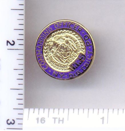 Highway 5 Commanding Officer Pin (New York City Police) from the 1980's