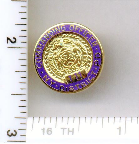 Transit District 11 Commanding Officer Pin (New York City Police - 1996)