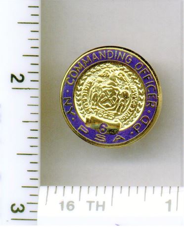 Public Service Area 6 Commanding Officer Pin (New York Housing Police - 1995)