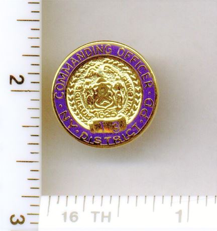 Transit District 3 Commanding Officer Pin (New York City Police - 1996)