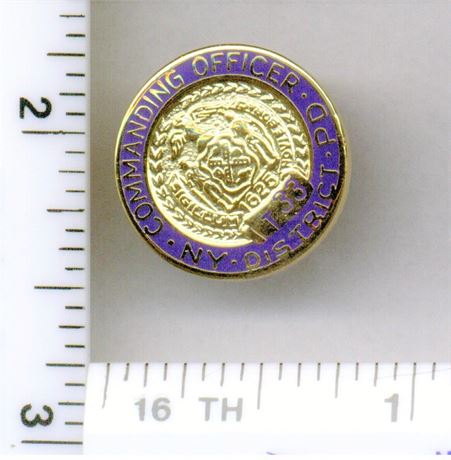 Transit District 33 Commanding Officer Pin (New York City Police - 1996)