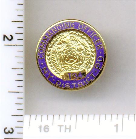 Transit District 34 Commanding Officer Pin (New York City Police - 1996)