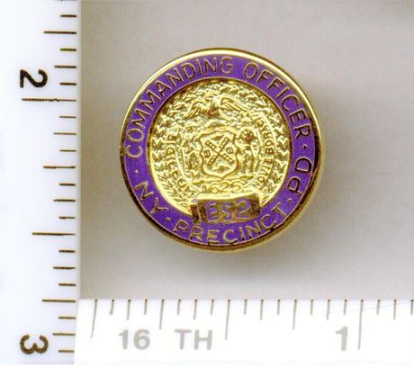 Emergency Service 2 Commanding Officer Pin (New York City Police - 1980's)