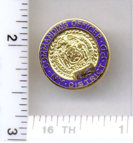 Transit District 2 Commanding Officer Pin (New York City Police - 1996)