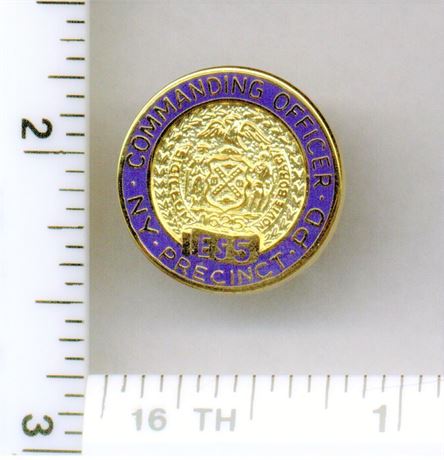 Emergency Service 5 Commanding Officer Pin (New York City Police - 1980's)