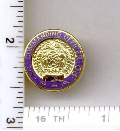 Public Service Area 7 Commanding Officer Pin (New York Housing Police - 1995)