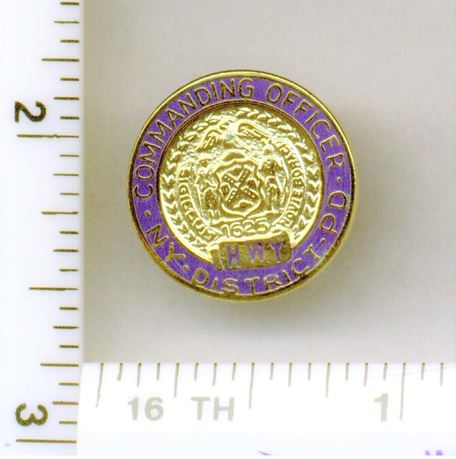 Highway District Commanding Officer Pin (New York City Police) from the 1980's