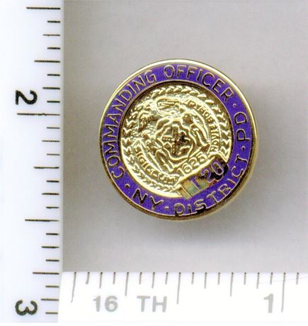 Transit District 20 Commanding Officer Pin (New York City Police - 1996)