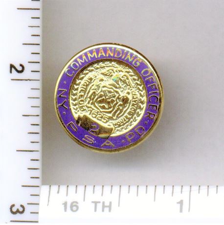 Public Service Area 2 Commanding Officer Pin (New York Housing Police - 1995)