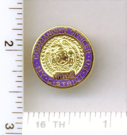 Highway 4 Commanding Officer Pin (New York City Police) from the 1980's