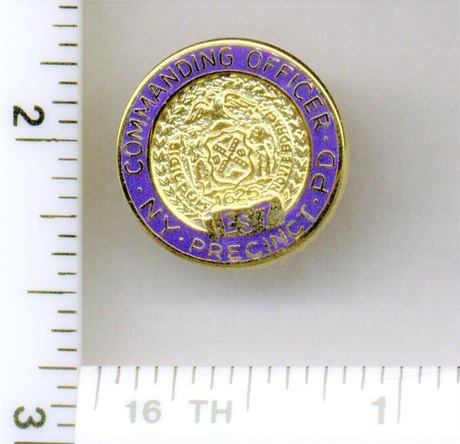 Emergency Service 7 Commanding Officer Pin (New York City Police - 1980's)