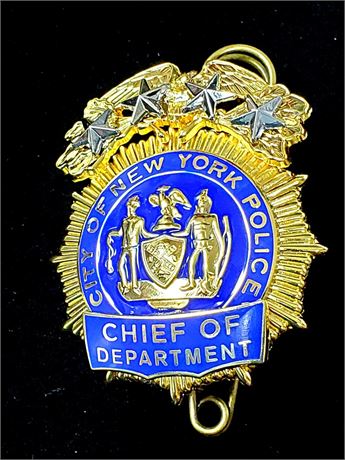New York NYPD Chief of Department