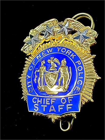 New York NYPD Chief of Staff