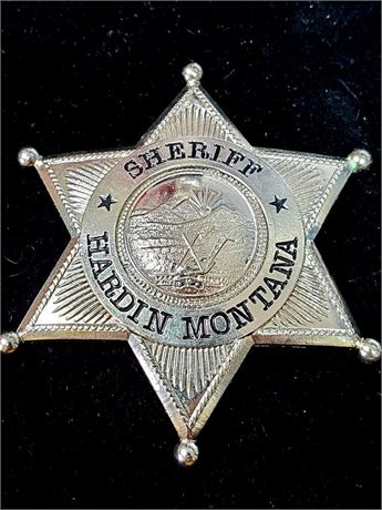 Vintage Hardin Montana Sheriff