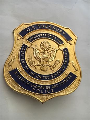 Washington DC Bureau of Engraving Police Inauguration George Bush 2001