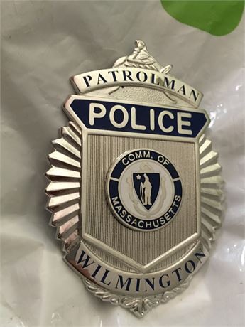 Wilmington Massachusetts Police Patrolman Badge