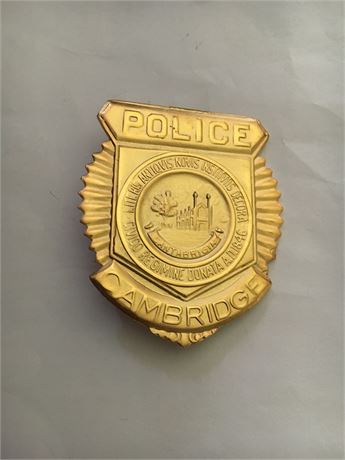 Cambridge Massachusetts Police badge