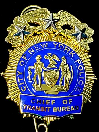 New York NYPD Chief of Transit Bureau