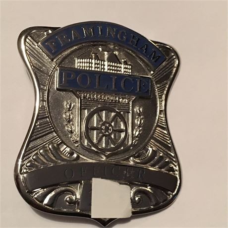 Framingham Massachusetts Police Officer Badge