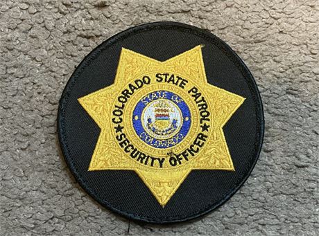 Colorado State Patrol Security Officer Patch