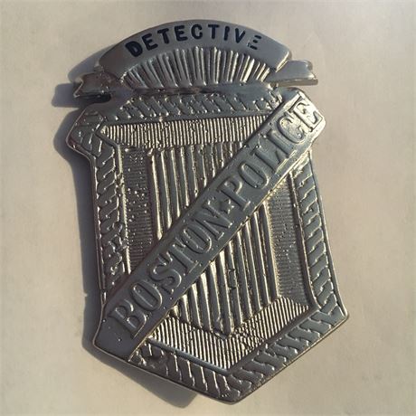 Detective Boston Police MA Radiator badge Circa 1910 Reproduction